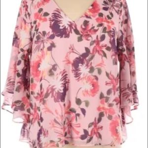 Lane Bryant Floral Top